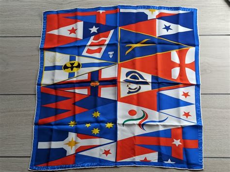 louis vuitton cup 2000 scarf|Louis Vuitton Cup 2000 Limited Edition Scarf Silk Italy 55x55.